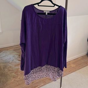 OLIVIA SKY Purple Tunic🪻& Relativity Top